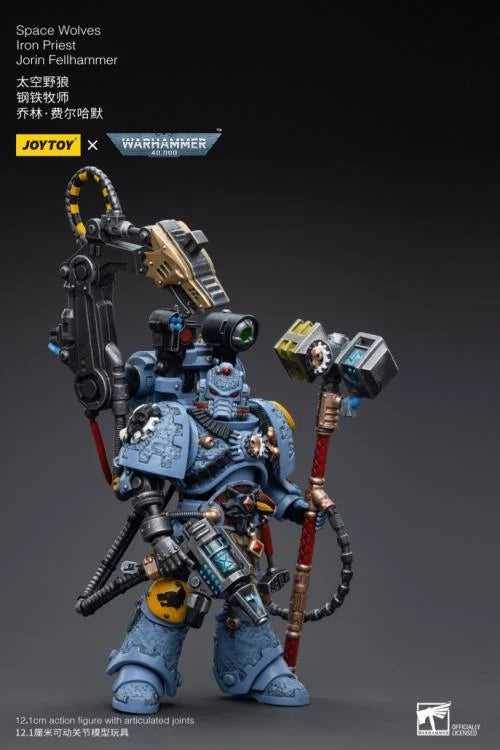 Iron Priest Jorin Fellhammer Warhammer 40K Space Wolves 1/18 Scale Figure