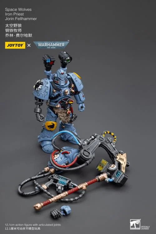 Iron Priest Jorin Fellhammer Warhammer 40K Space Wolves 1/18 Scale Figure