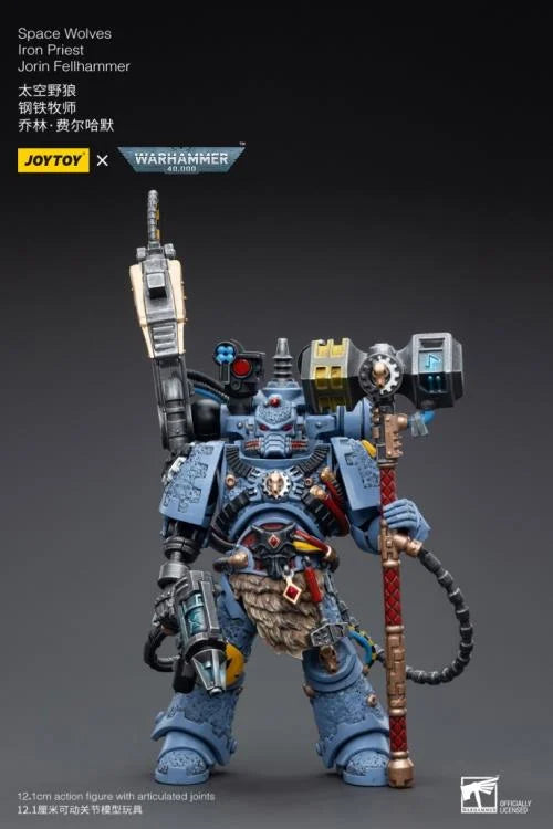 Iron Priest Jorin Fellhammer Warhammer 40K Space Wolves 1/18 Scale Figure