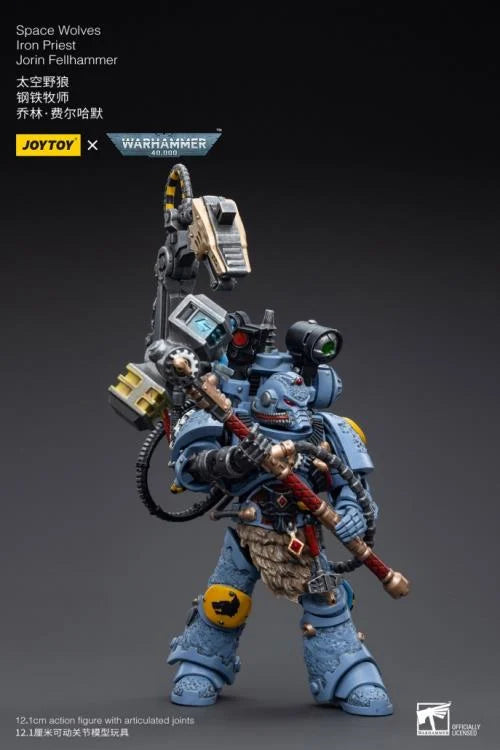 Iron Priest Jorin Fellhammer Warhammer 40K Space Wolves 1/18 Scale Figure