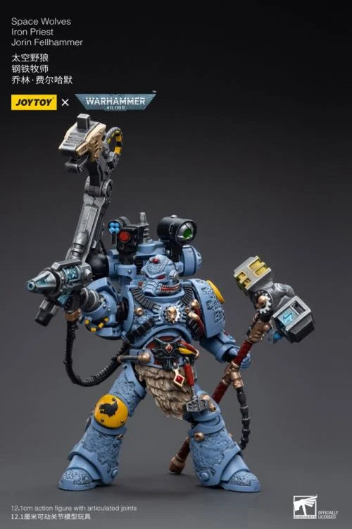 Iron Priest Jorin Fellhammer Warhammer 40K Space Wolves 1/18 Scale Figure