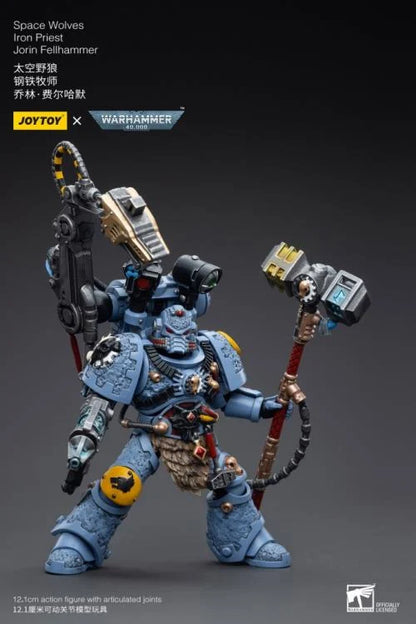 Iron Priest Jorin Fellhammer Warhammer 40K Space Wolves 1/18 Scale Figure