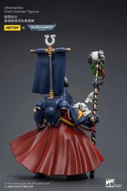 Warhammer 40K Ultramarines Chief Librarian Tigurius 1/18 Scale Action Figure