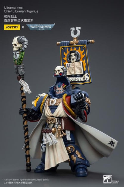 Warhammer 40K Ultramarines Chief Librarian Tigurius 1/18 Scale Action Figure