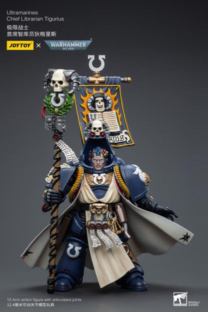 Warhammer 40K Ultramarines Chief Librarian Tigurius 1/18 Scale Action Figure