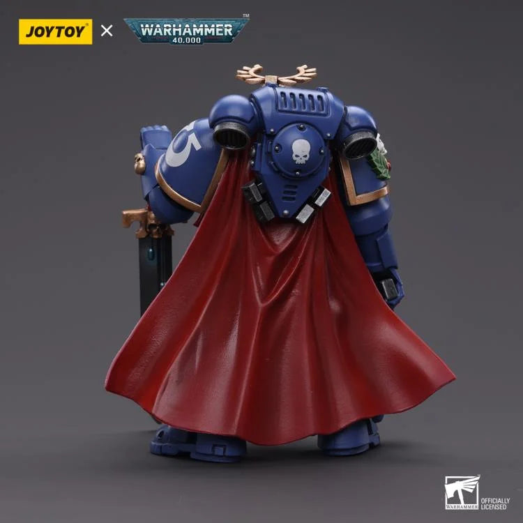 Warhammer 40K Ultramarines Primaris Captain (Power Sword and Plasma Pistol) 1/18 Scale Figure