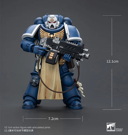 Warhammer 40K Ultramarines Sternguard Veteran with Auto Bolt Rifle 1/18 Scale Action Figure