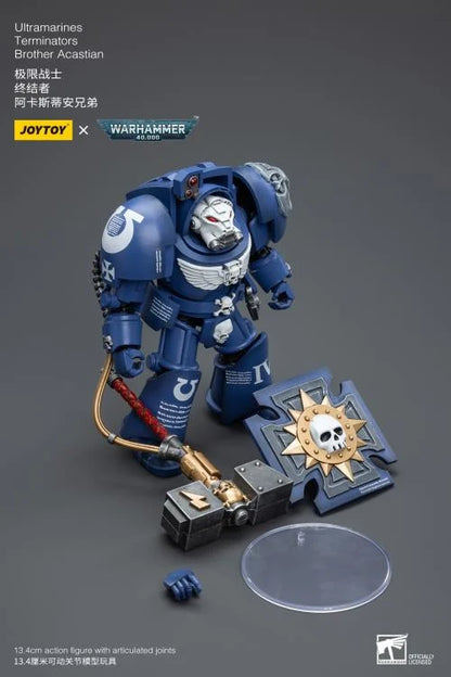 Warhammer 40K Ultramarines Terminators Brother Acastian 1/18 Scale Action Figure
