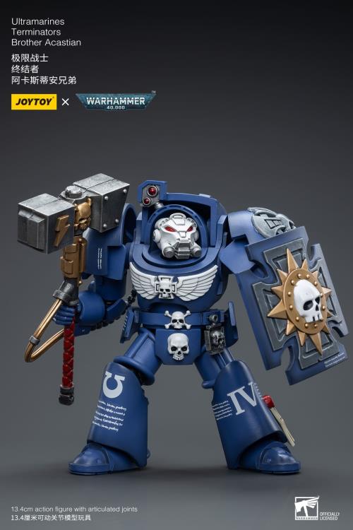 Warhammer 40K Ultramarines Terminators Brother Acastian 1/18 Scale Action Figure