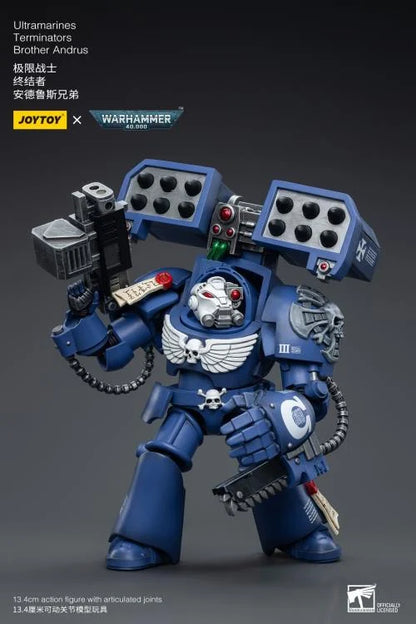 Warhammer 40K Ultramarines Terminators Brother Andrus 1/18 Scale Action Figure
