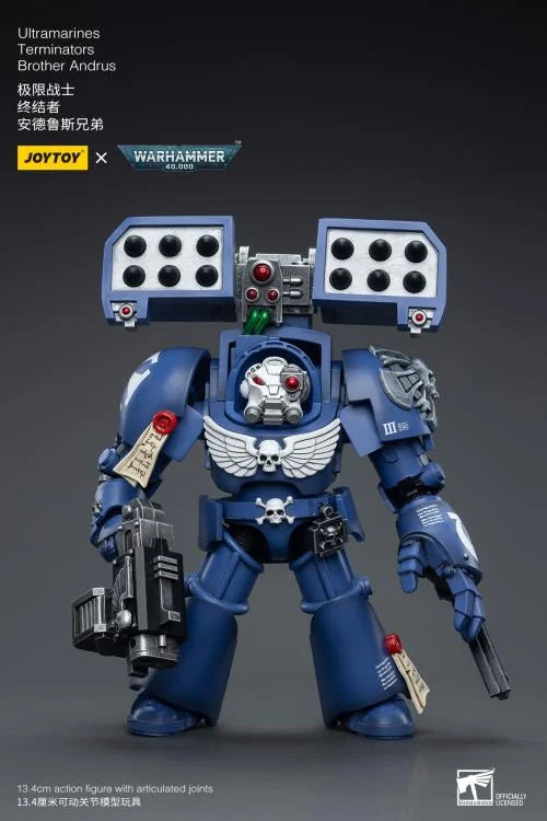 Warhammer 40K Ultramarines Terminators Brother Andrus 1/18 Scale Action Figure