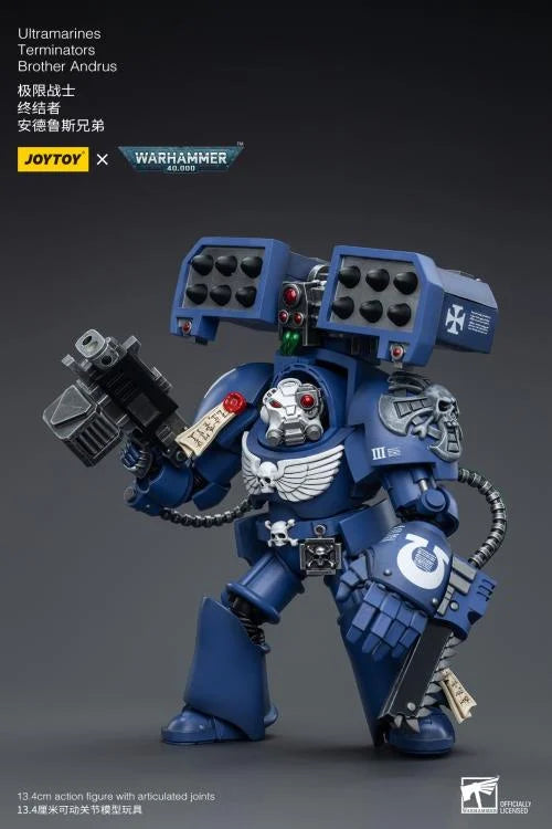 Warhammer 40K Ultramarines Terminators Brother Andrus 1/18 Scale Action Figure