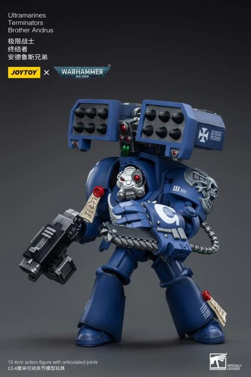 Warhammer 40K Ultramarines Terminators Brother Andrus 1/18 Scale Action Figure