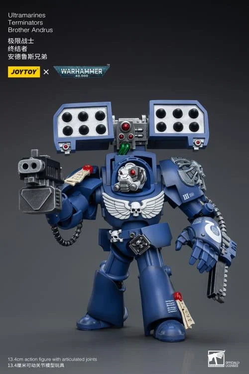 Warhammer 40K Ultramarines Terminators Brother Andrus 1/18 Scale Action Figure