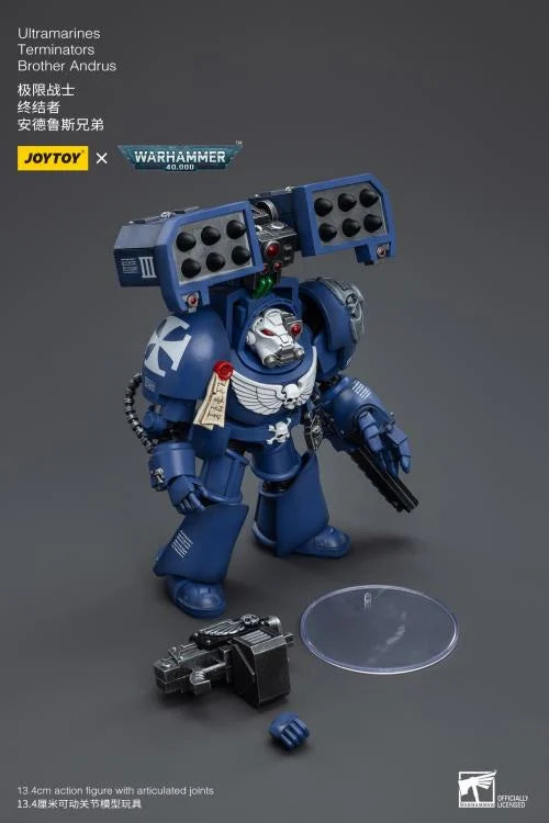 Warhammer 40K Ultramarines Terminators Brother Andrus 1/18 Scale Action Figure