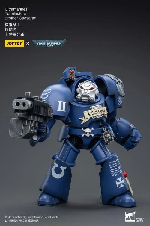 Warhammer 40K Ultramarines Terminators Brother Caesaran 1/18 Scale Action Figure