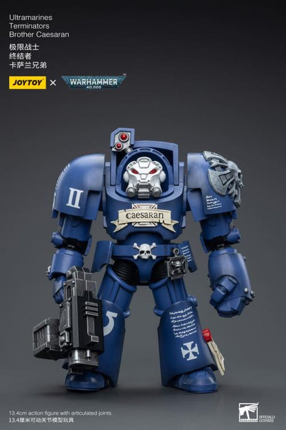Warhammer 40K Ultramarines Terminators Brother Caesaran 1/18 Scale Action Figure