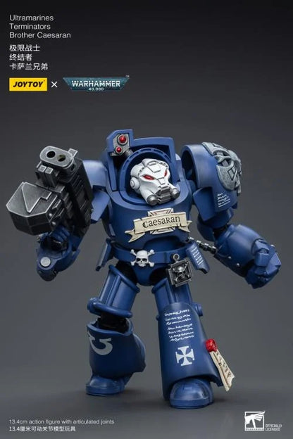 Warhammer 40K Ultramarines Terminators Brother Caesaran 1/18 Scale Action Figure