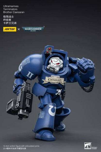 Warhammer 40K Ultramarines Terminators Brother Caesaran 1/18 Scale Action Figure