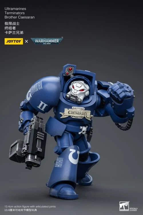 Warhammer 40K Ultramarines Terminators Brother Caesaran 1/18 Scale Action Figure