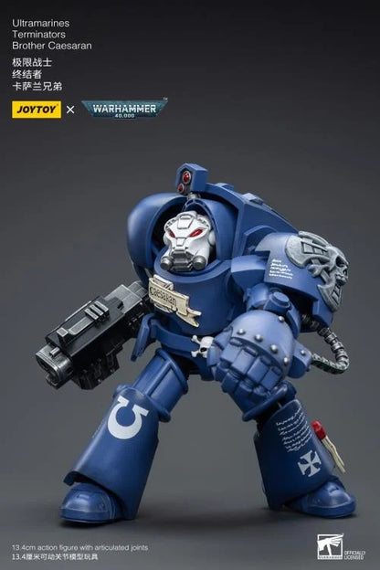 Warhammer 40K Ultramarines Terminators Brother Caesaran 1/18 Scale Action Figure