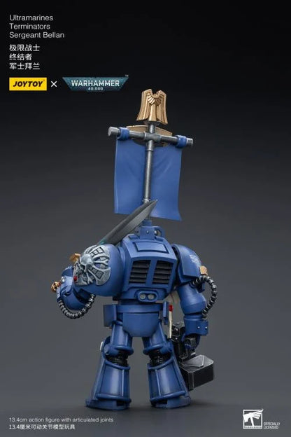 Warhammer 40K Ultramarines Terminators Sergeant Bellan 1/18 Scale Action Figure