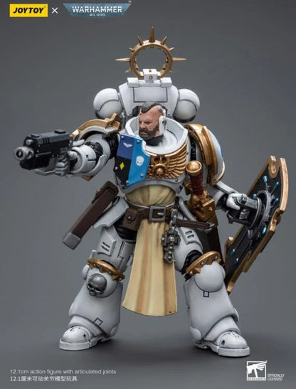 Warhammer 40K Ultramarines White Consuls Bladeguard Veteran 1/18 Scale Action Figure