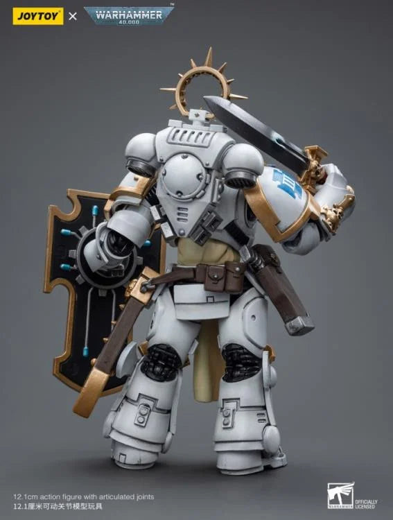 Warhammer 40K Ultramarines White Consuls Bladeguard Veteran 1/18 Scale Action Figure