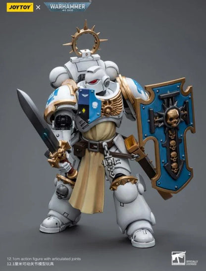 Warhammer 40K Ultramarines White Consuls Bladeguard Veteran 1/18 Scale Action Figure
