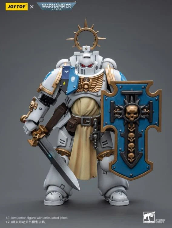 Warhammer 40K Ultramarines White Consuls Bladeguard Veteran 1/18 Scale Action Figure