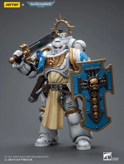 Warhammer 40K Ultramarines White Consuls Bladeguard Veteran 1/18 Scale Action Figure