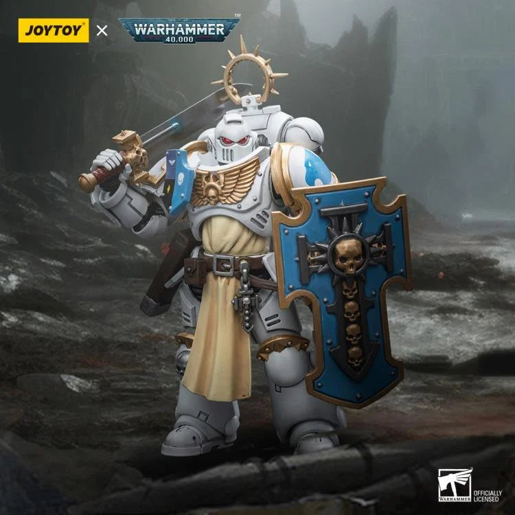 Warhammer 40K Ultramarines White Consuls Bladeguard Veteran 1/18 Scale Action Figure