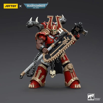 Khorne Berzerker Eviscerator Chainaxe Warhammer 40K World Eaters 1/18 Scale Action Figure