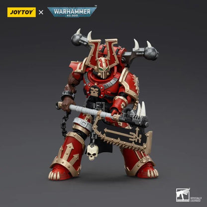 Khorne Berzerker Eviscerator Chainaxe Warhammer 40K World Eaters 1/18 Scale Action Figure
