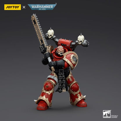 Khorne Berzerker Eviscerator Chainsword Warhammer 40K World Eaters 1/18 Scale Action Figure