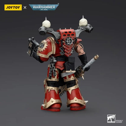 Khorne Berzerker Eviscerator Chainsword Warhammer 40K World Eaters 1/18 Scale Action Figure