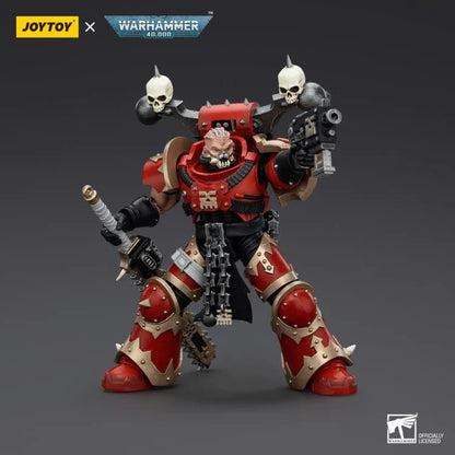 Khorne Berzerker Eviscerator Chainsword Warhammer 40K World Eaters 1/18 Scale Action Figure
