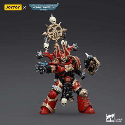 Khorne Berzerker with Berzerker Icon Warhammer 40K World Eaters 1/18 Scale Action Figure