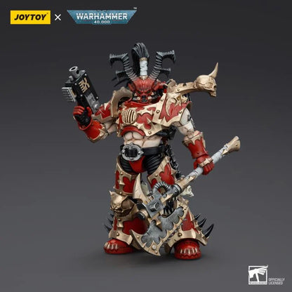 Lord Invocatus with Khrone Juggernaut Daemon Warhammer 40K World Eaters 1/18 Scale Action Figure Set
