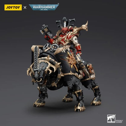 Lord Invocatus with Khrone Juggernaut Daemon Warhammer 40K World Eaters 1/18 Scale Action Figure Set