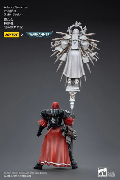 Warhammer 40k Adepta Sororitas Imagifier Sister Saelon 1/18 Scale Action Figure