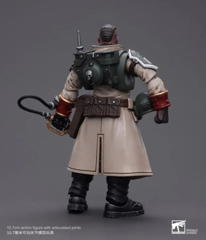 Warhammer 40k Astra Militarum Cadian Command Squad Commander with Power Sword 1/18 Scale Action Figure
