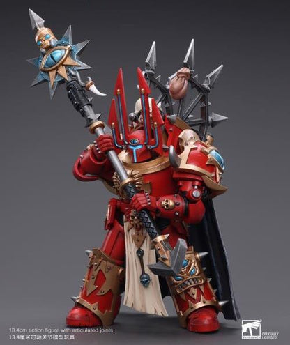 Warhammer 40k Chaos Space Marines Crimson Slaughter Sorcerer Lord in Terminator Armour 1/18 Scale Action Figure