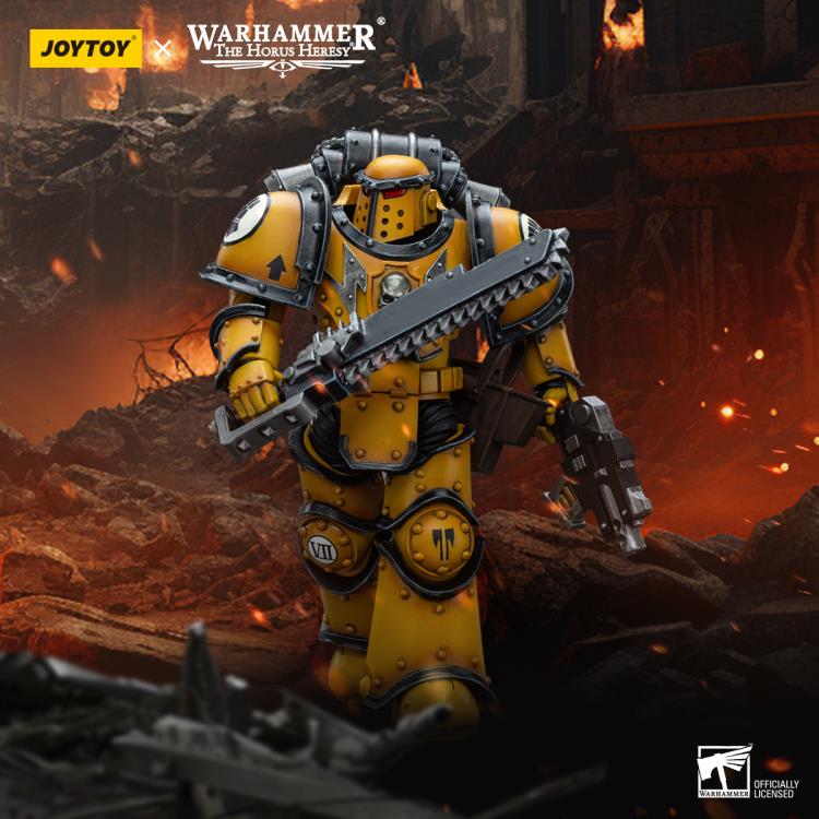 Warhammer: The Horus Heresy Imperial Fists Legion MkIII Despoiler Squad Legion Despoiler with Chainsword 1/18 Scale Action Figure
