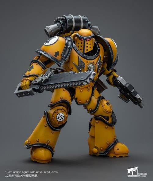 Warhammer: The Horus Heresy Imperial Fists Legion MkIII Despoiler Squad Legion Despoiler with Chainsword 1/18 Scale Action Figure