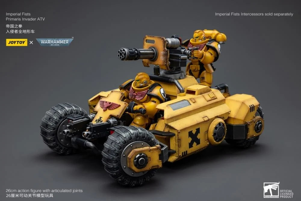 Warhammer 40k Imperial Fists Primaris Invader ATV 1/18 Scale Vehicle