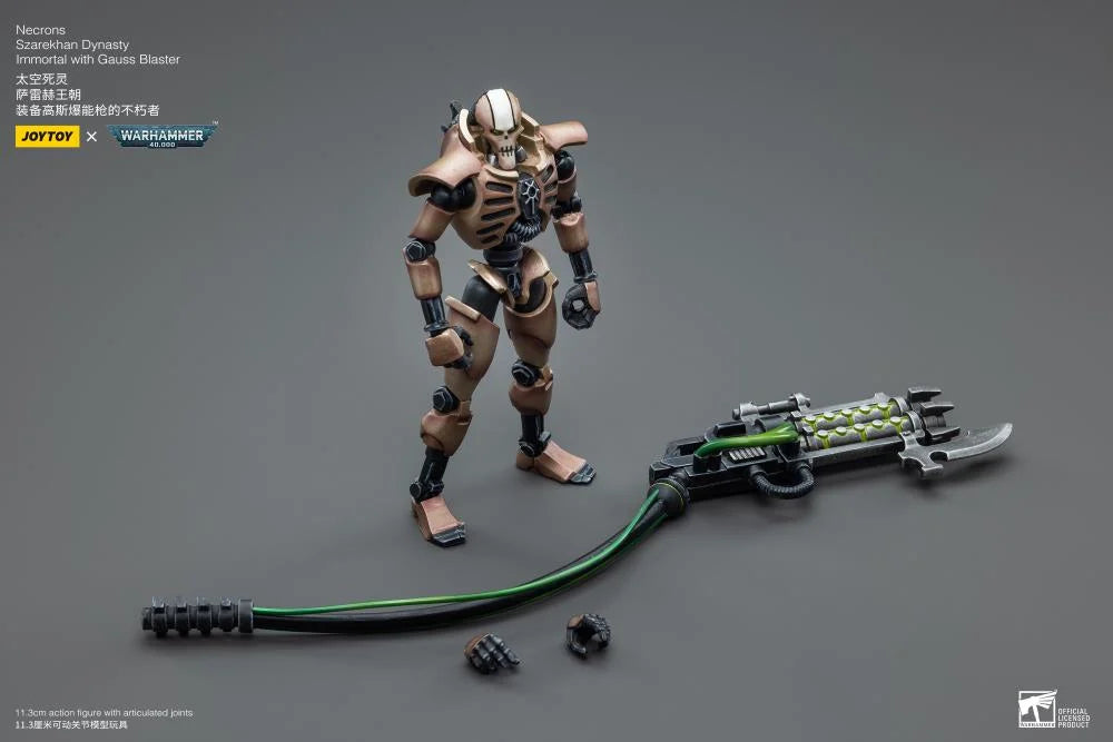 Szarekhan Dynasty Immortals with Gauss Blasters Warhammer 40k Necrons 1/18 Scale Figure Set