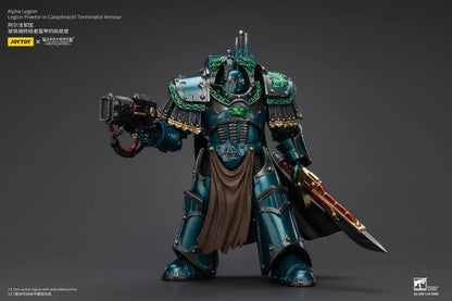 Legion Praetor in Cataphractii Terminator Armor Warhammer: The Horus Heresy Alpha Legion 1/18 Scale Action Figure