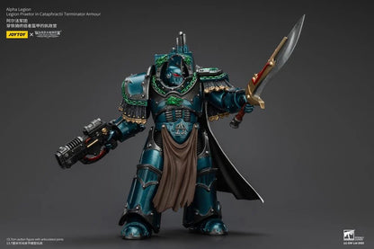 Legion Praetor in Cataphractii Terminator Armor Warhammer: The Horus Heresy Alpha Legion 1/18 Scale Action Figure