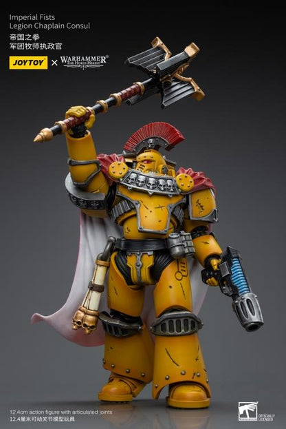 Warhammer: The Horus Heresy Imperial Fists Legion Chaplain Consul 1/18 Scale Action Figure